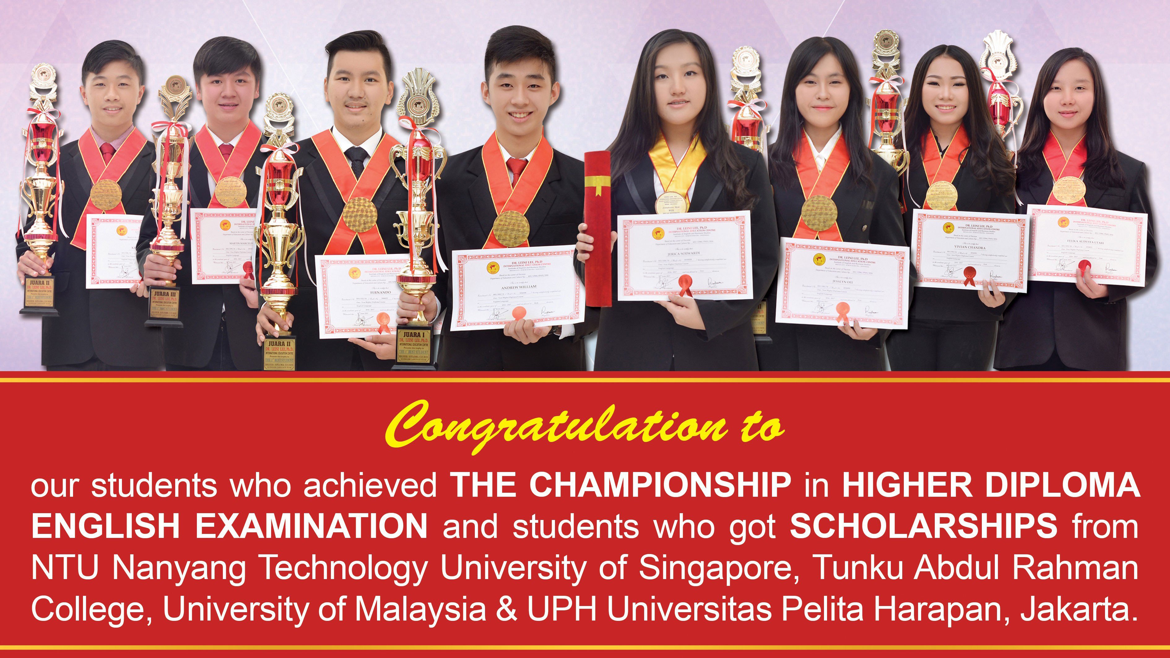 The Championship in Higher Diploma English Examination
